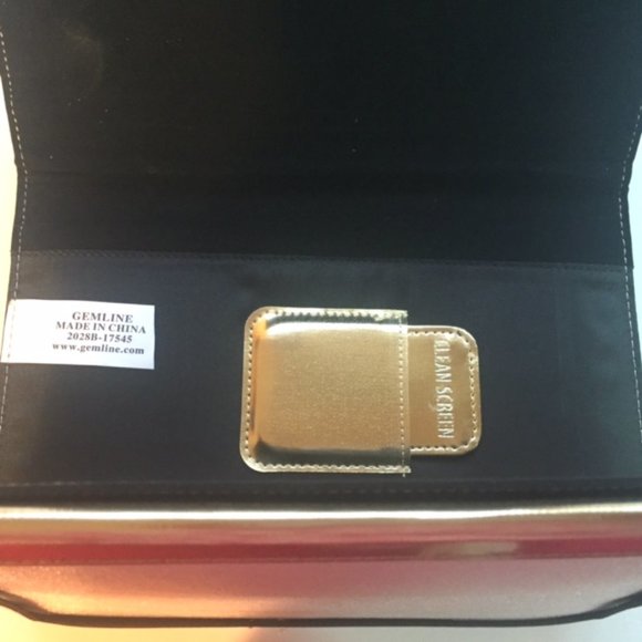 Gemline iPad Case Gold Leather Multi-Position - Picture 6 of 9